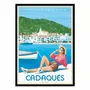 Poster - Art-Poster - Cadaques Costa Brava Espagne - Olahoop Travel Posters - WALL EDITIONS