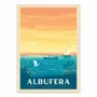 Poster - Art-Poster - Albufera Valencia - Olahoop Travel Posters - WALL EDITIONS