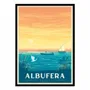 Poster - Art-Poster - Albufera Valencia - Olahoop Travel Posters - WALL EDITIONS