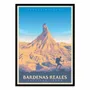Affiches - Affiche - Las Bardenas Reales - Olahoop Travel Posters - WALL EDITIONS