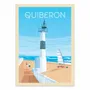 Poster - Art-Poster - Quiberon Bretagne - Olahoop Travel Posters - WALL EDITIONS