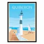 Poster - Art-Poster - Quiberon Bretagne - Olahoop Travel Posters - WALL EDITIONS