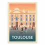 Affiches - Affiche - Toulouse Place du Capitole - Olahoop Travel Posters - WALL EDITIONS