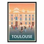 Affiches - Affiche - Toulouse Place du Capitole - Olahoop Travel Posters - WALL EDITIONS