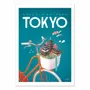 Poster - Art-Poster - Greetings from Tokyo - Andrea de Santis - WALL EDITIONS