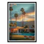 Poster - Art-Poster - Palm Springs Golden Sunset - Philippe Hugonnard - WALL EDITIONS
