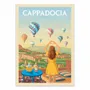 Affiches - Affiche - Cappadocia Love Valley Turkey - Olahoop Travel Posters - WALL EDITIONS