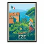 Poster - Art-Poster - Eze Jardin Exotique - Olahoop Travel Posters - WALL EDITIONS