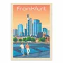Poster - Art-Poster - Frankfurt Germany - Olahoop Travel Posters - WALL EDITIONS