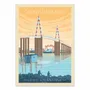Poster - Art-Poster - Saint Nazaire - Olahoop Travel Posters - WALL EDITIONS