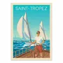 Affiches - Affiche - Saint-Tropez V2 - Olahoop Travel Posters - WALL EDITIONS