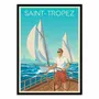 Affiches - Affiche - Saint-Tropez V2 - Olahoop Travel Posters - WALL EDITIONS