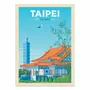 Affiches - Affiche - Taipei Taiwan - Olahoop Travel Posters - WALL EDITIONS