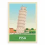 Poster - Art-Poster - Pisa Italy - Olahoop Travel Posters - WALL EDITIONS