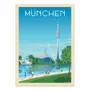 Affiches - Affiche - Munchen - Olahoop Travel Posters - WALL EDITIONS