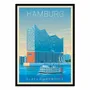 Affiches - Affiche - Hamburg - Olahoop Travel Posters - WALL EDITIONS