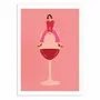 Affiches - Affiche - Wine is fine - Lemon Fee - WALL EDITIONS