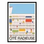 Poster - Art-Poster - Cité Radieuse V2 - Florent Bodart - WALL EDITIONS