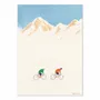Poster - Art-Poster - Cycling in the mountains - Henry Rivers - WALL EDITIONS