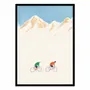 Poster - Art-Poster - Cycling in the mountains - Henry Rivers - WALL EDITIONS