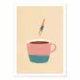 Poster - Art-Poster - Hello coffee - Henry Rivers - WALL EDITIONS