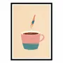 Poster - Art-Poster - Hello coffee - Henry Rivers - WALL EDITIONS