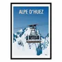 Poster - Art-Poster - Pic Alpe d'Huez - Turo - WALL EDITIONS