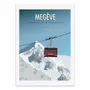 Poster - Art-Poster - Megève - Turo - WALL EDITIONS