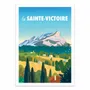 Poster - Art-Poster - Sainte Victoire - Christophe Williart - WALL EDITIONS