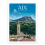 Poster - Art-Poster - Aix-en-Provence - Quentin Boutard - WALL EDITIONS
