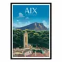 Poster - Art-Poster - Aix-en-Provence - Quentin Boutard - WALL EDITIONS