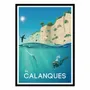 Affiches - Affiche - Les Calanques - Quentin Boutard - WALL EDITIONS