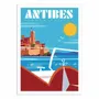 Poster - Art-Poster - Antibes - Gary Godel - WALL EDITIONS