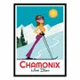 Poster - Art-Poster - Chamonix - Gary Godel - WALL EDITIONS