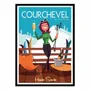 Poster - Art-Poster - Courchevel - Gary Godel - WALL EDITIONS