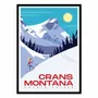 Affiches - Affiche - Crans Montana - Gary Godel - WALL EDITIONS