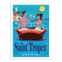 Poster - Art-Poster - Saint-Tropez - Gary Godel - WALL EDITIONS