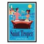 Poster - Art-Poster - Saint-Tropez - Gary Godel - WALL EDITIONS