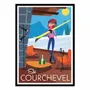 Affiches - Affiche - Ski Courchevel - Gary Godel - WALL EDITIONS