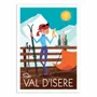 Poster - Art-Poster - Ski Val d'Isère - Gary Godel - WALL EDITIONS