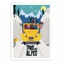 Affiches - Affiche - Tour des Alpes - Gary Godel - WALL EDITIONS