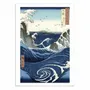 Affiches - Affiche - View of the Naruto whirlpools at Awa - Utagawa Hiroshige - WALL EDITIONS