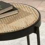 Coffee tables - Round rattan corner table - ANGEL CERDÁ