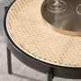 Tables basses - Table basse ronde en rotin - ANGEL CERDÁ