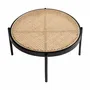 Tables basses - Table basse ronde en rotin - ANGEL CERDÁ