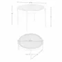 Tables basses - Table basse ronde en rotin - ANGEL CERDÁ