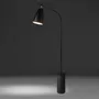 Floor lamps - Floor lamp black marble and black steel - ANGEL CERDÁ