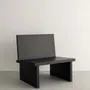 Lounge chairs - ZEBU - Solid Oak Lounge Chair - UN'COMMON