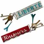 Leather goods - Paris Words Keychains : Words to Carry Everywhere - MARON BOUILLIE