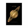 Carterie - Carte 10,5 x 14,8 cm - Saturn - Terry Fan - WALL EDITIONS